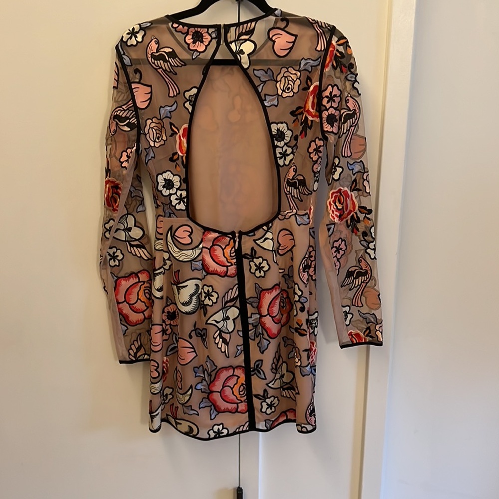 ASOS patterned mini dress - Picture 3 of 4